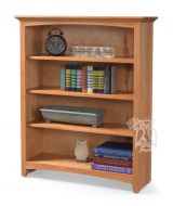 Alder Wood McKenzie Bookcase in Natural Finish 48"H