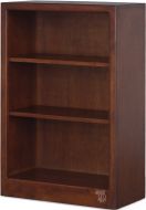 California Made Alder Wood Newport Bookcase in Antique Cherry Finish  24"w x 36"h