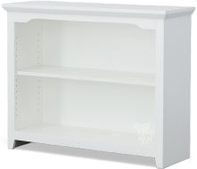 California Made Alder Wood Shaker Bookcase 30"h in White Finish