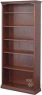 California Made Alder Wood Traditional Bookcase 36"w x 84"h in Antique Cherry Finish