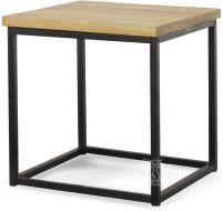 Solid Acacia Wood Ames End  Table in Natural Finish