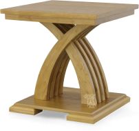 Anthology End Table in Warm Ash Finish