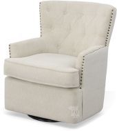 Bryson Swivel Chair in Oat Upholstery