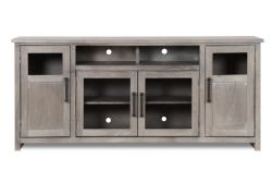 Oak Wood Maison 69" Console in Driftwood Finish