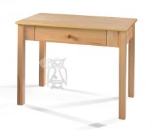 Solid Wood Framed Convertible 37" Study Desk in Natural Finish