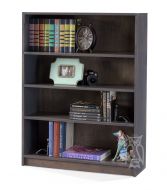 California Made Alder Wood Willow Lane Bookcase 36"w x 48"h in Slate Finish