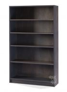 California Made Alder Wood Willow Lane Bookcase 36"w x 60"h in Slate Finish