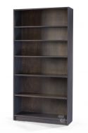 California Made Alder Wood Willow Lane Bookcase 36"w x 72"h in Slate Finish