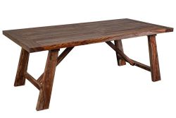 Solid Sheesham Kalispell Dining Table in Harvest Finish