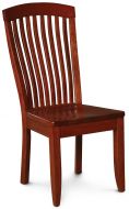 Amish Crafted Solid Premium Cherry Wood Justine Side Chair in Michales Finish