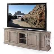California Made Solid Maple High Performance Vernalis Style 96" Television Console