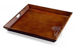 Mahogany Wood Santa Fe Accent Tray